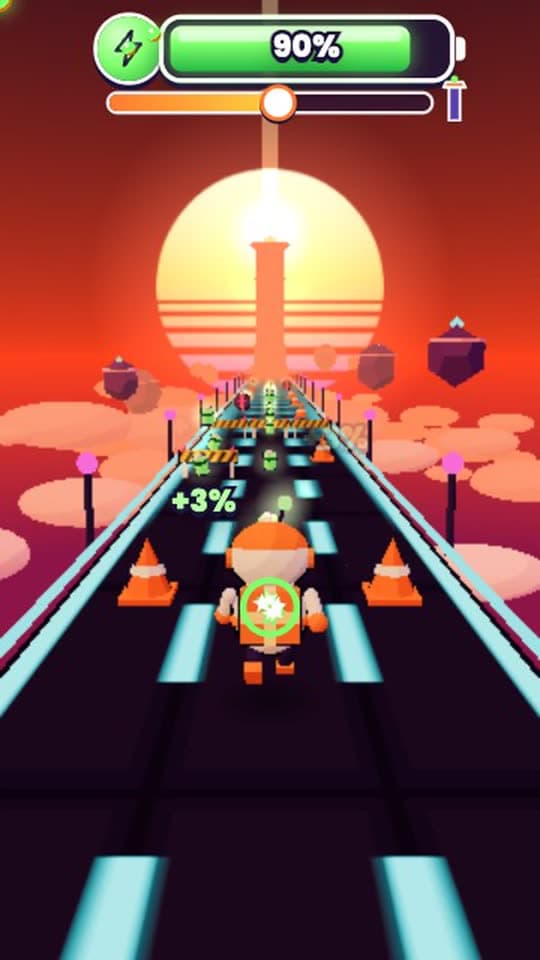 Sky Courier: Race the battery. Deliver the parcel.